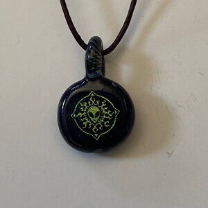 Alien glass pendant